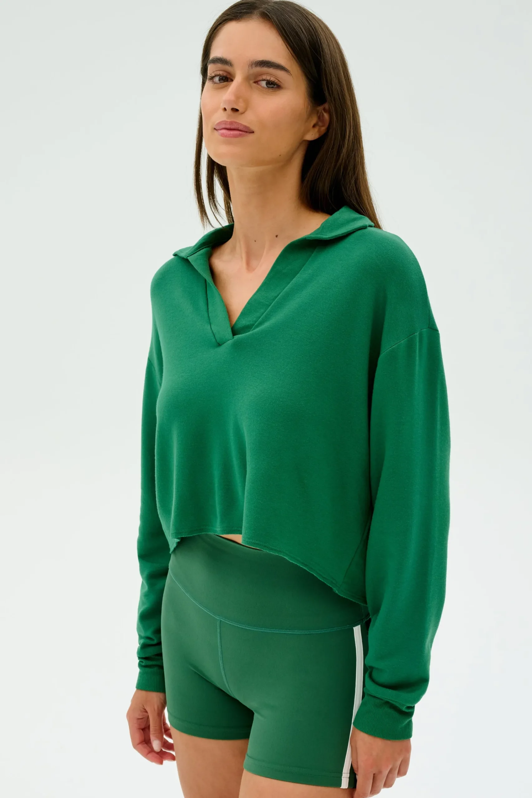 Outlet Joan Fleece Polo Sweatshirt Sweats & Tracksuits