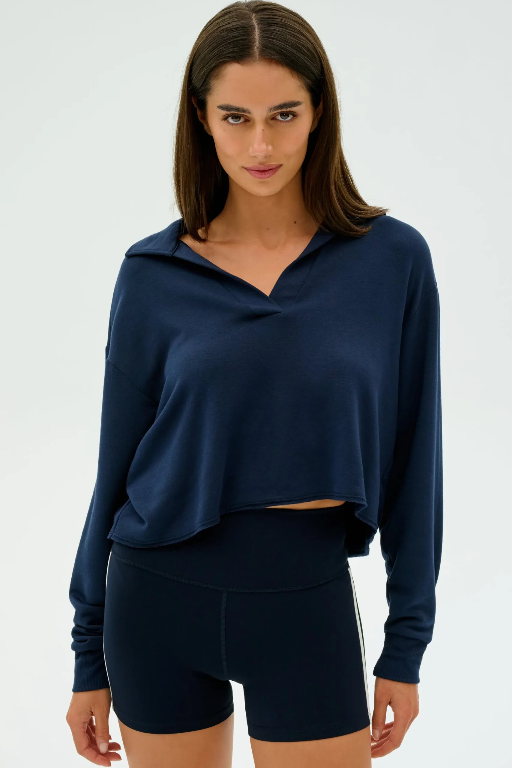 Outlet Joan Fleece Polo Sweatshirt Sweats & Tracksuits