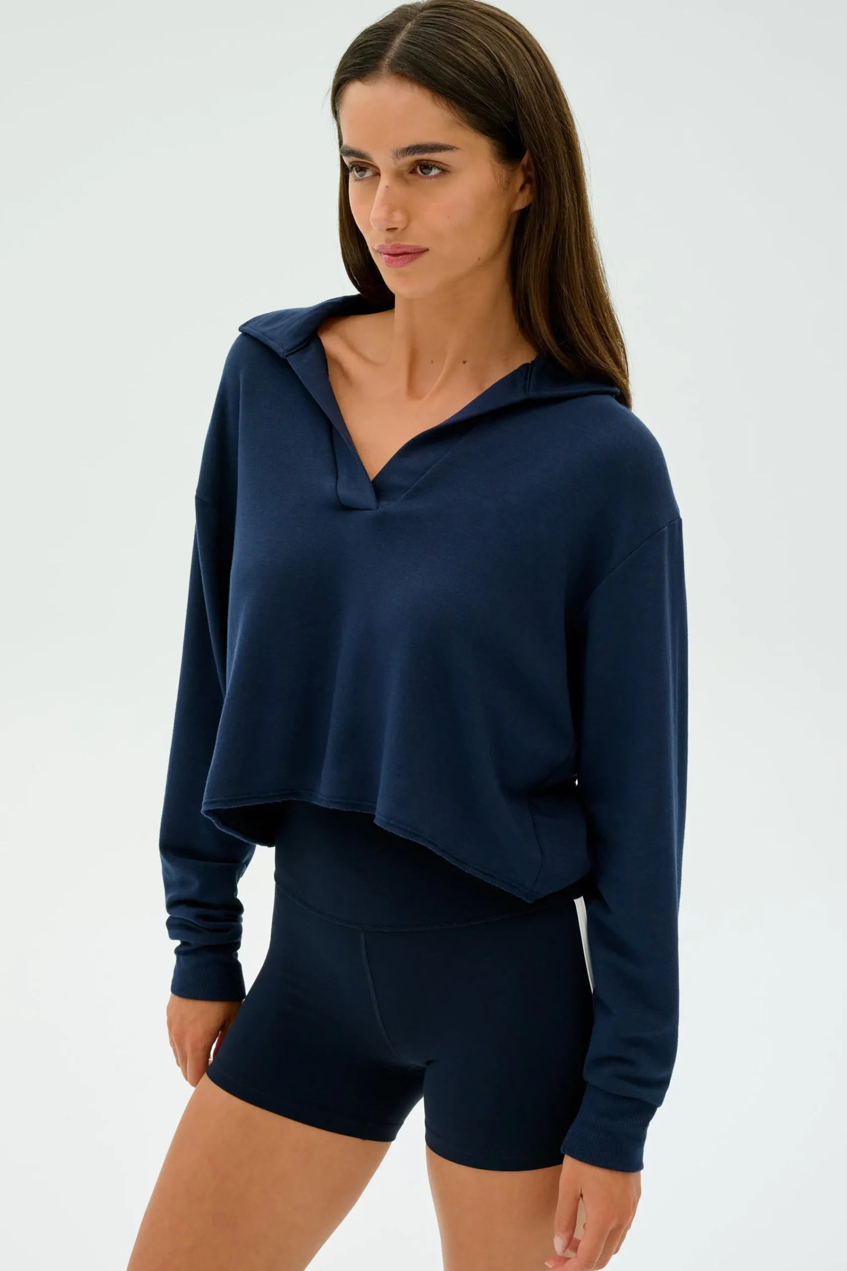 Outlet Joan Fleece Polo Sweatshirt Sweats & Tracksuits