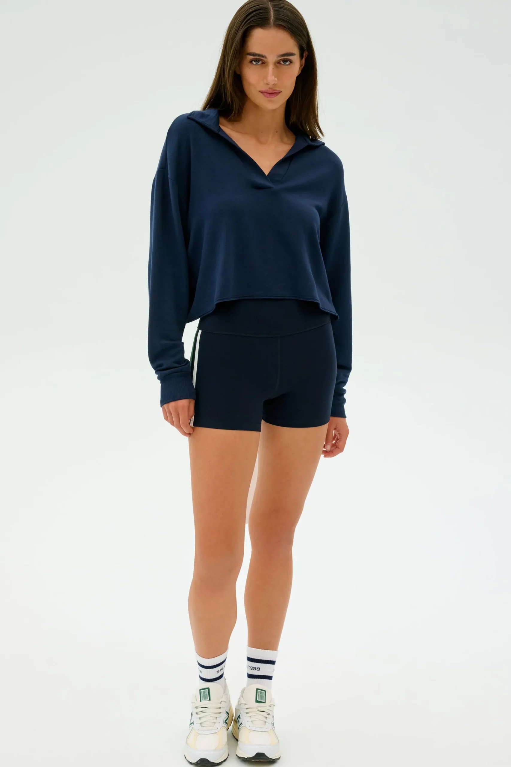 Outlet Joan Fleece Polo Sweatshirt Sweats & Tracksuits