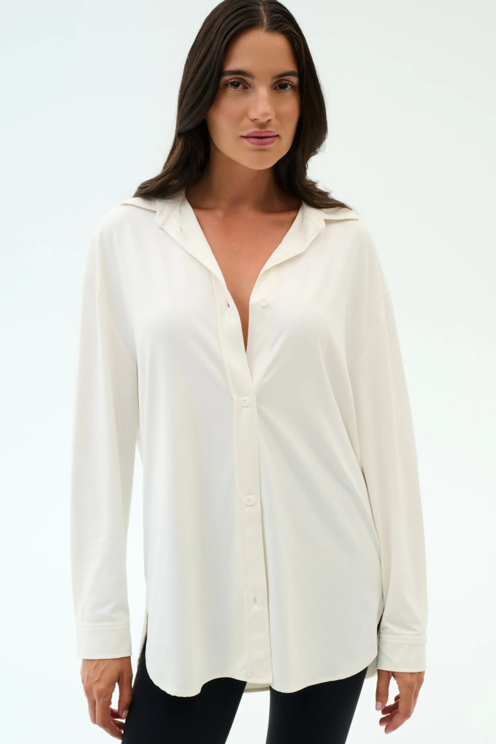 Sale Kate Airweight Lite Button Down Tops & Tanks