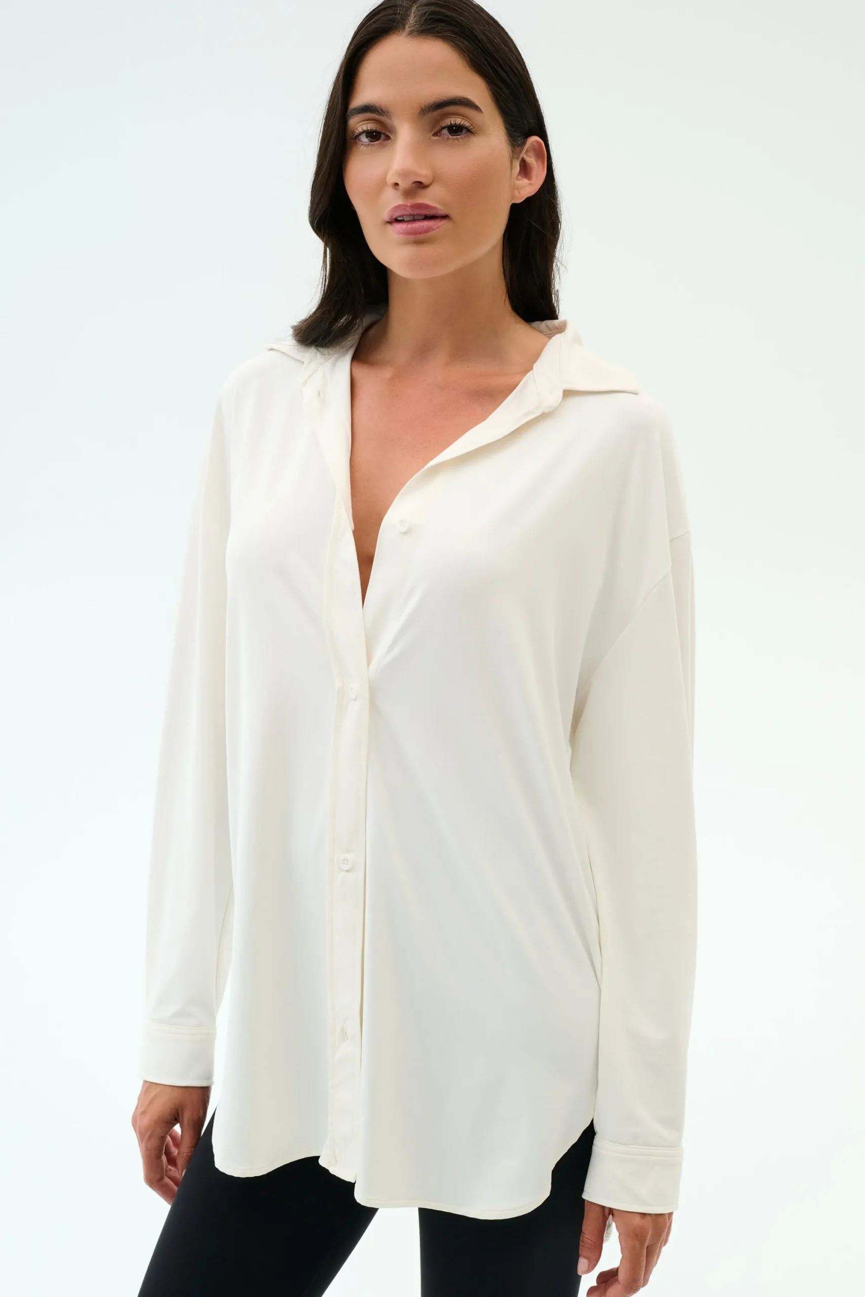 Sale Kate Airweight Lite Button Down Tops & Tanks