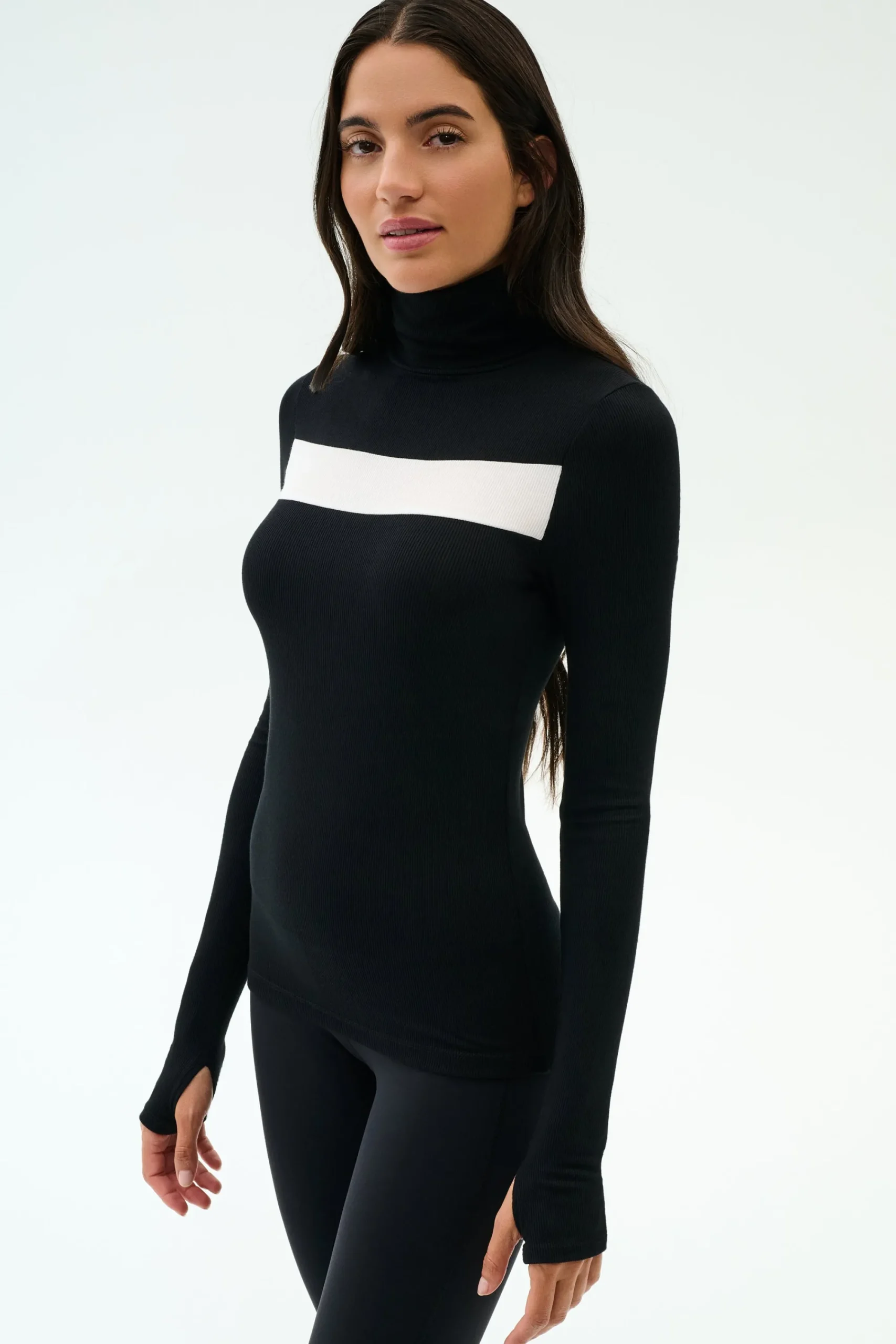 Hot Lennon Rib Turtleneck Tops & Tanks