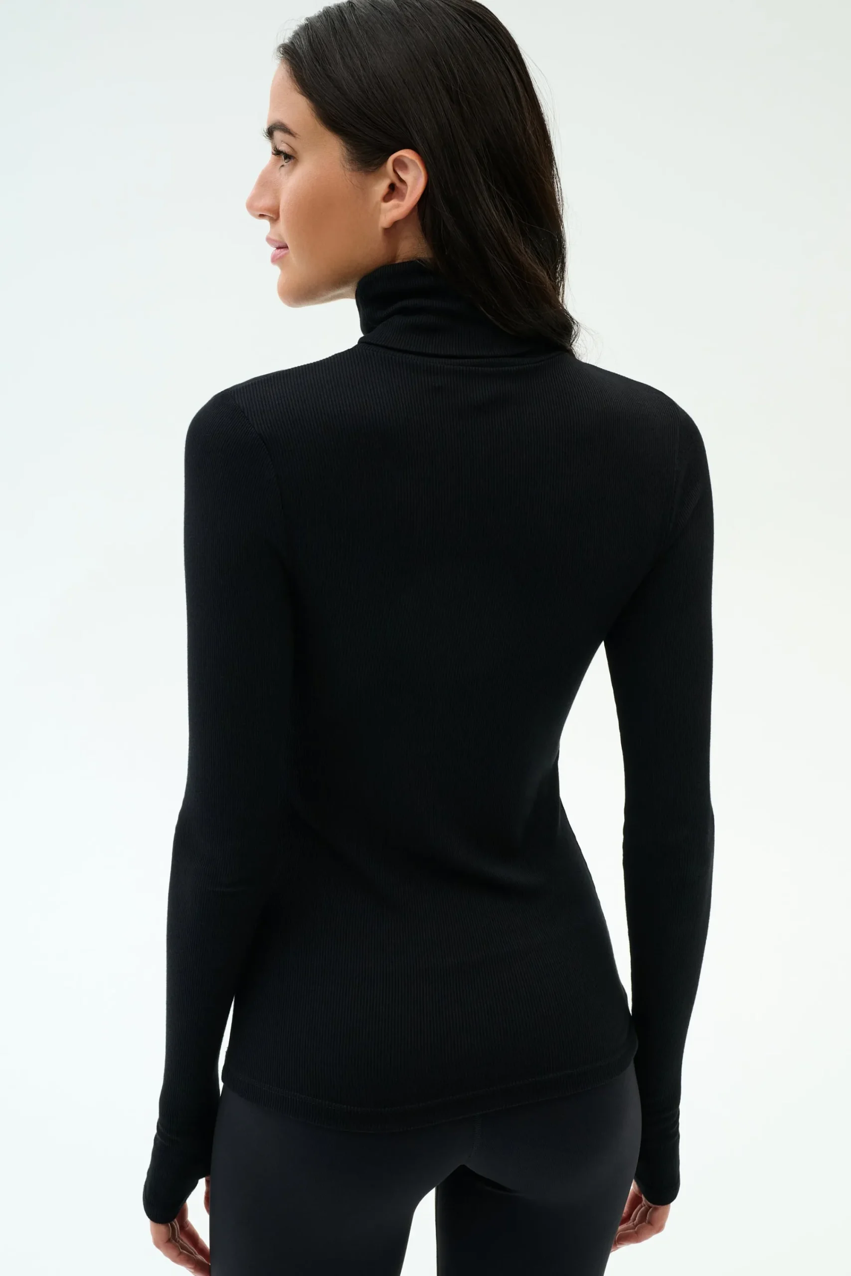 Hot Lennon Rib Turtleneck Tops & Tanks