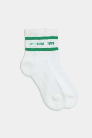 Hot Logo Stripe Quarter Socks Accessories