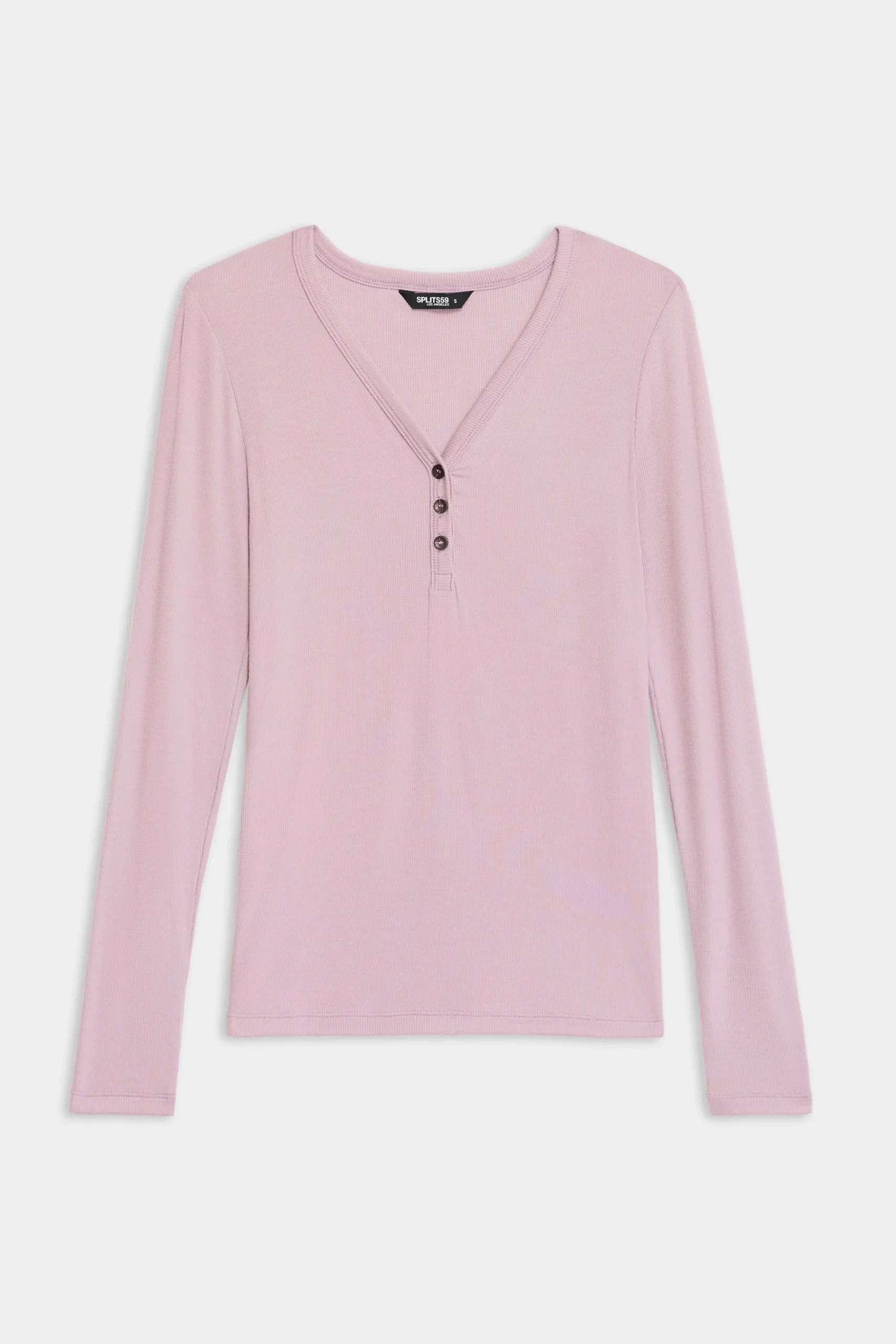 New Louise Rib Henley Tops & Tanks