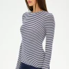 Fashion Louise Rib Long Sleeve Tops & Tanks