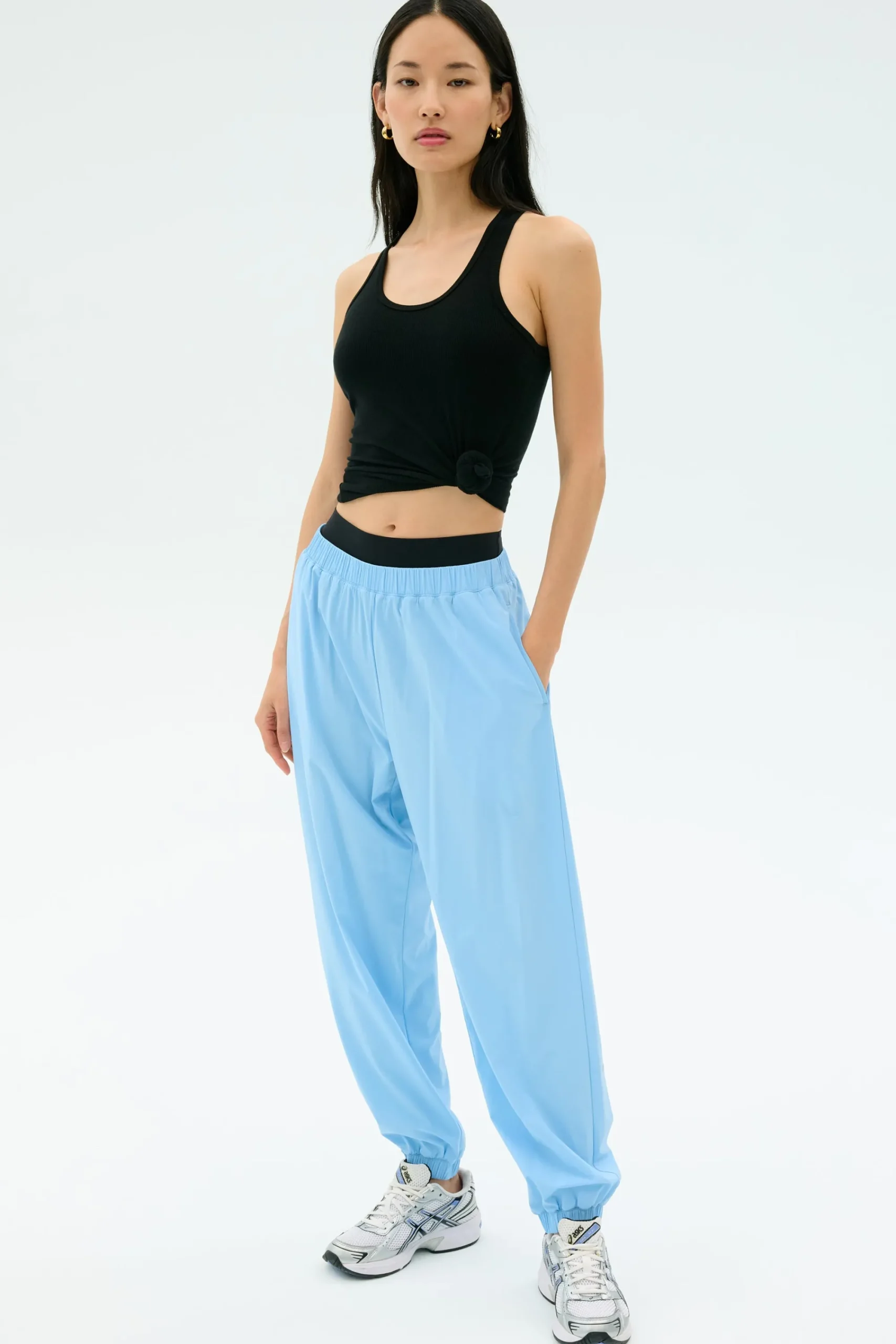 New Megan Woven Nylon Jogger Sweats & Tracksuits|Lifestyle Pants