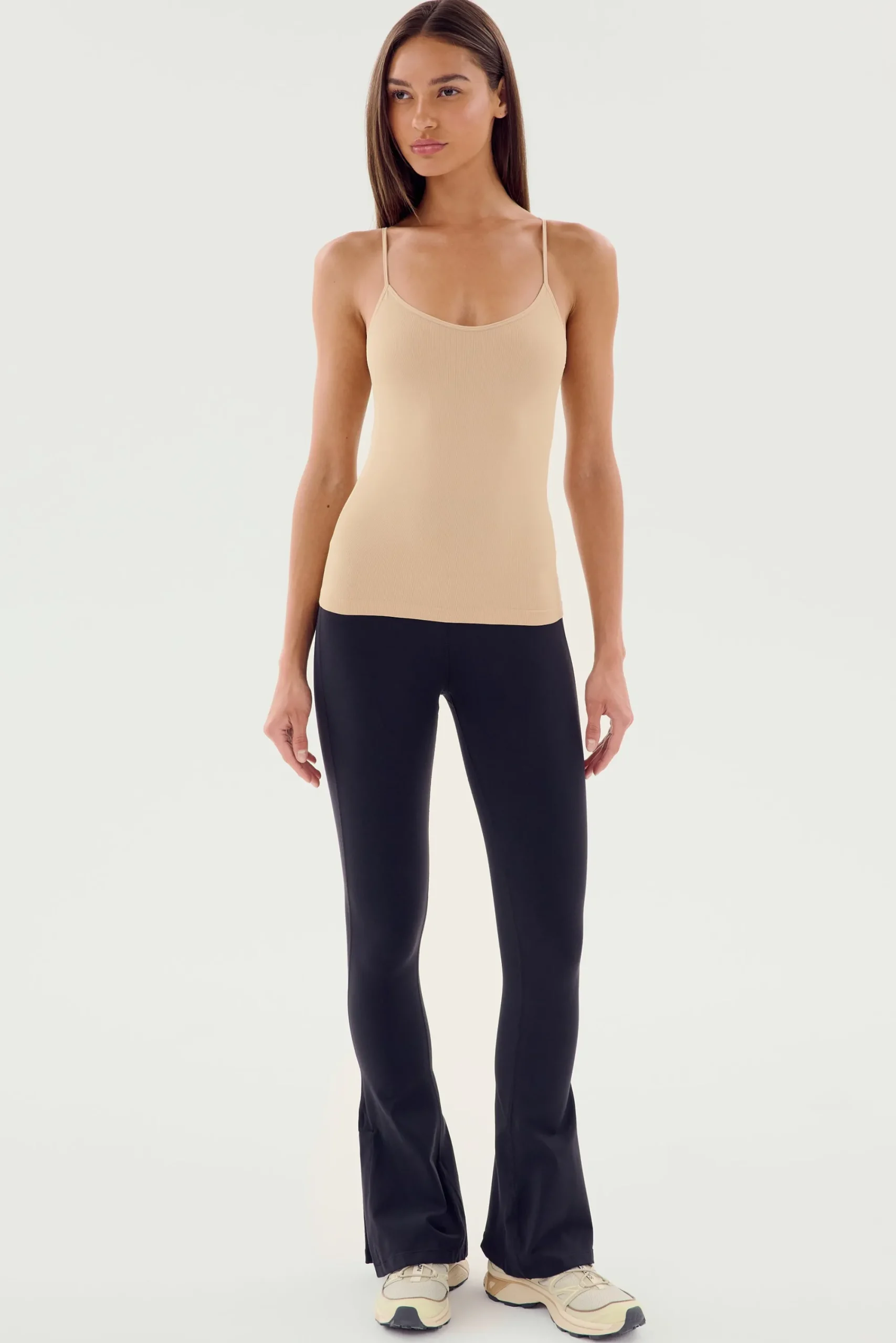 Outlet Raquel High Waist Flare w/ Split Hem Flares