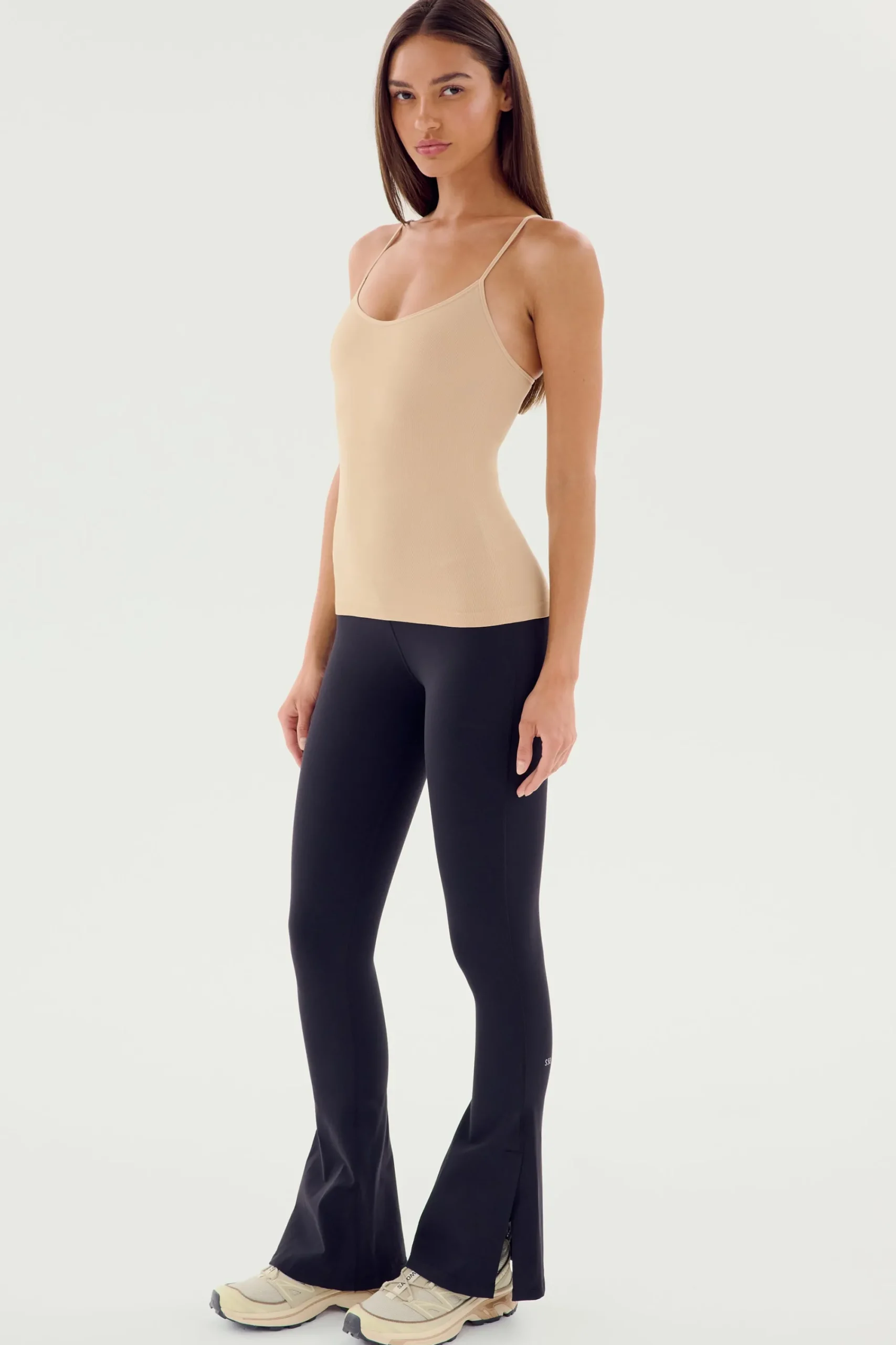 Outlet Raquel High Waist Flare w/ Split Hem Flares